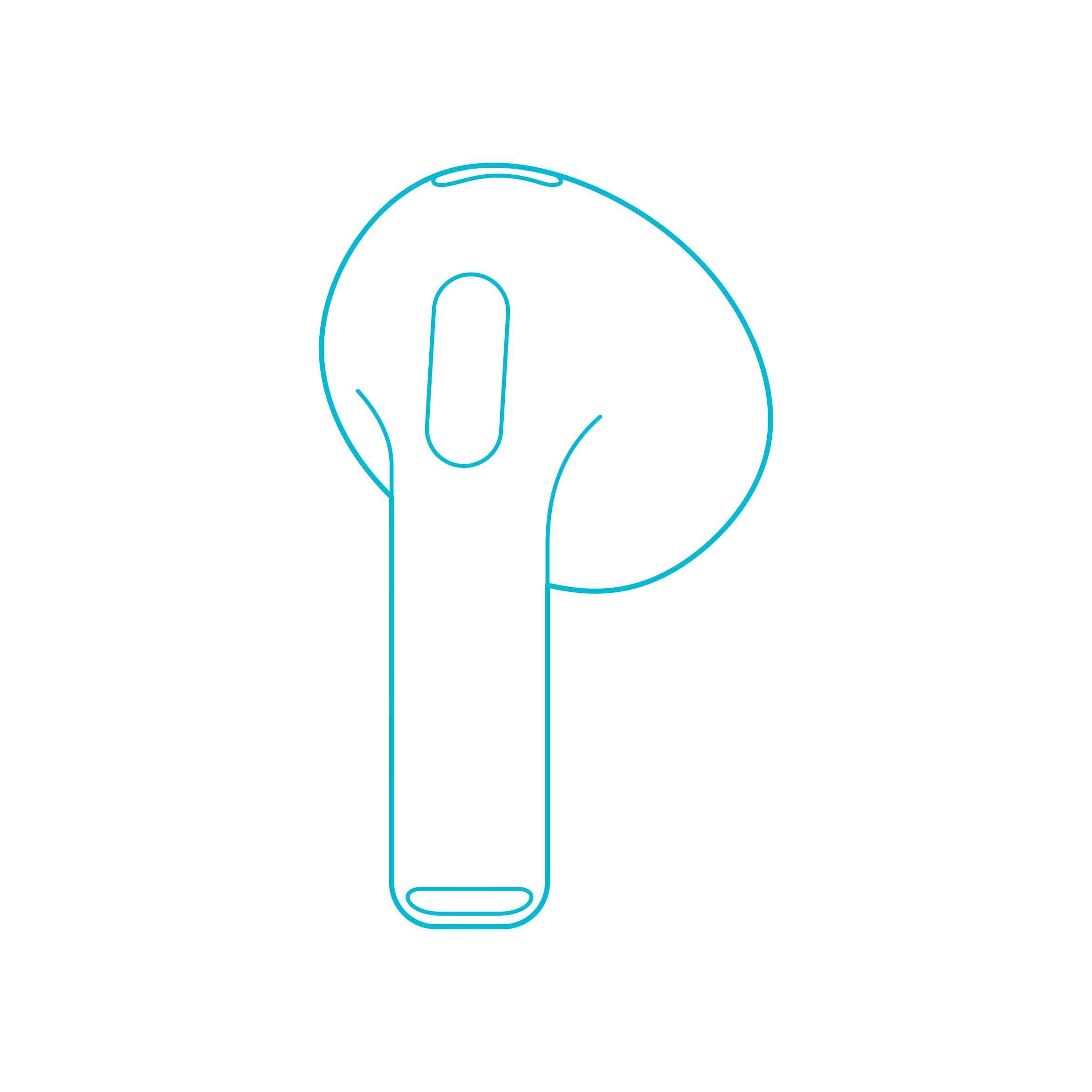 Digital Headphones Apple Airpods 3Rd Gen Sketch Drawing Svg Vector Free Vectors